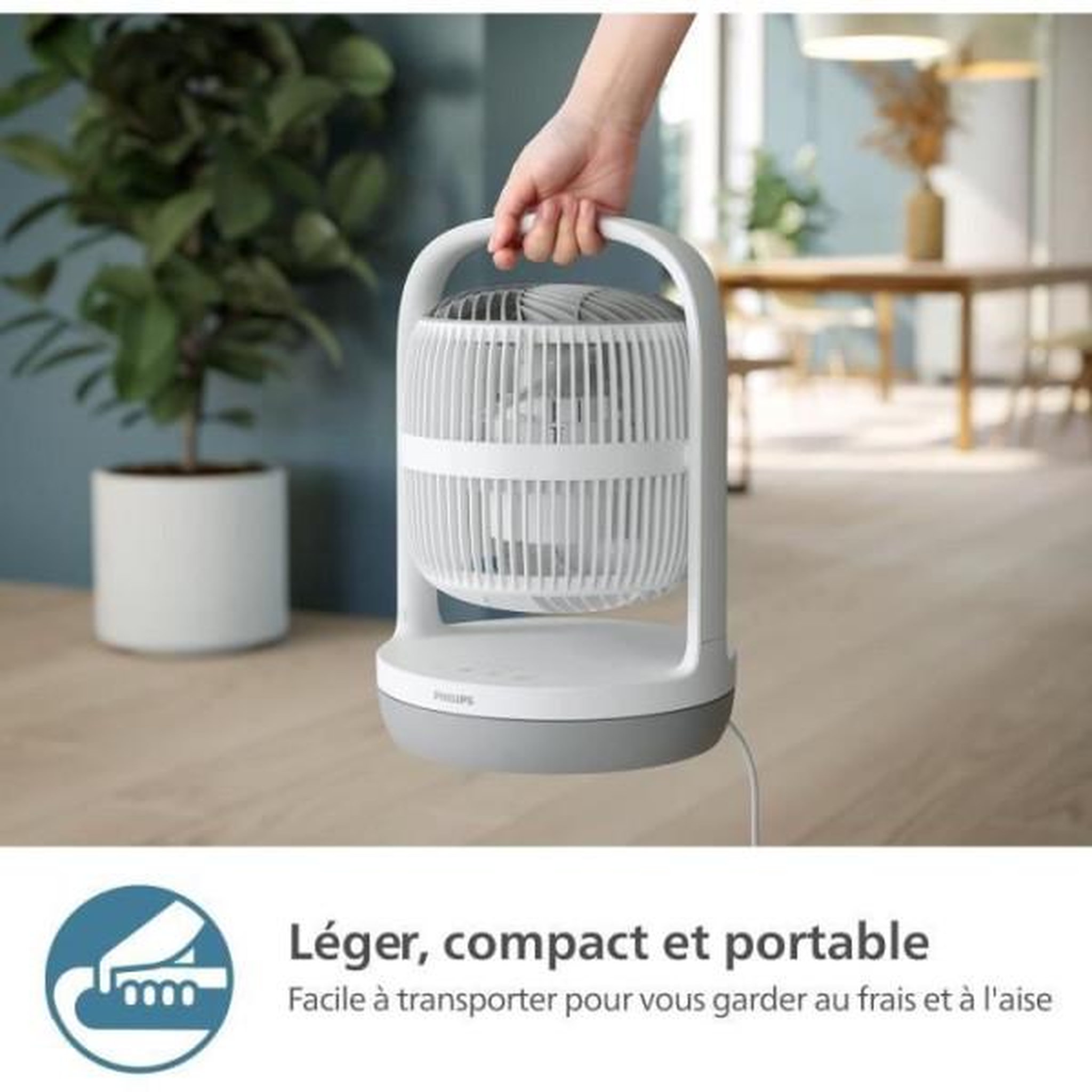 Voir la diapositive 2 : Philips Ventilateur CX2050/00