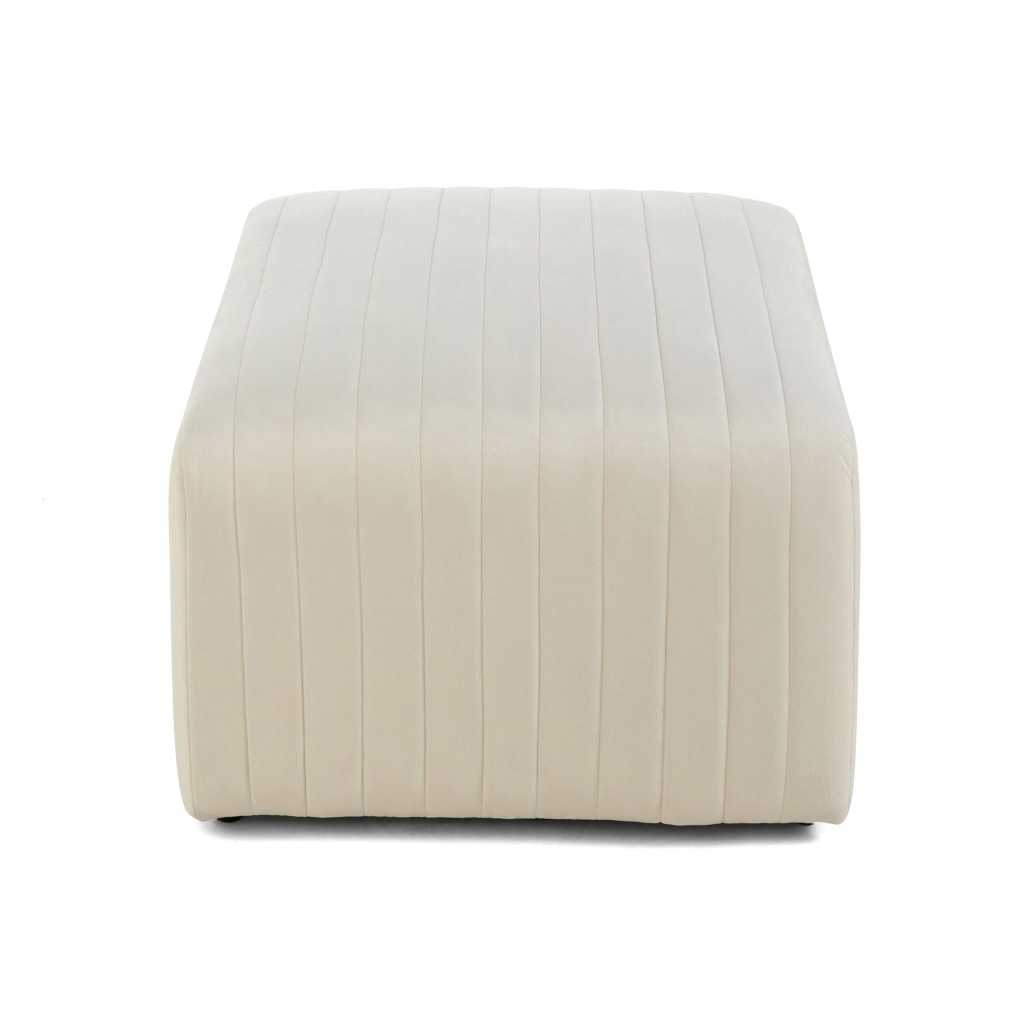 Voir la diapositive 1 : BEST MOBILIER Nova - pouf modulable - en velours