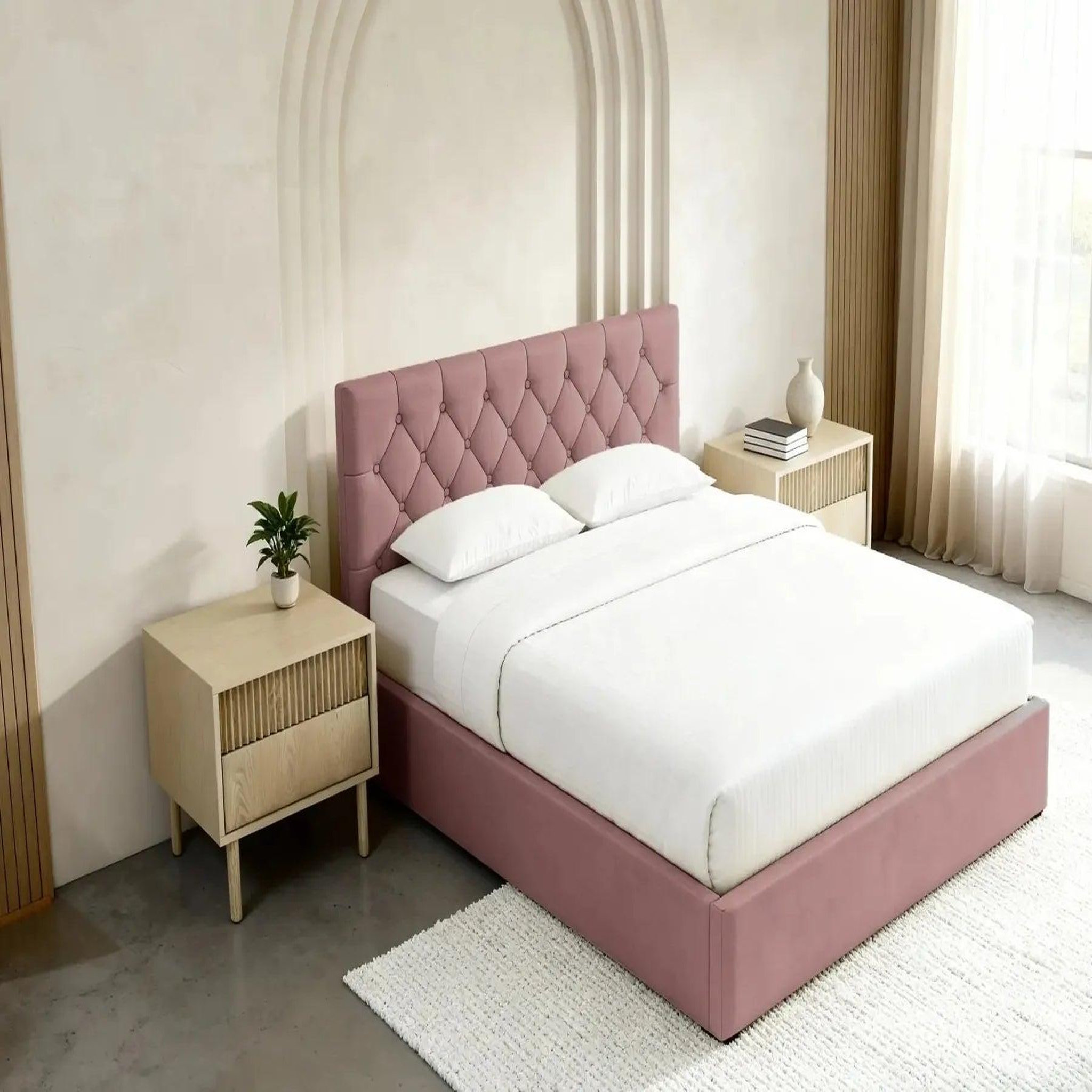 Voir la diapositive 6 : CASANOVA PARIS Emile - lit coffre tissu velours