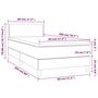 Voir la diapositive 6 : VIDAXL Sommier a lattes de lit et matelas et LED Marron fonce 80x200cm