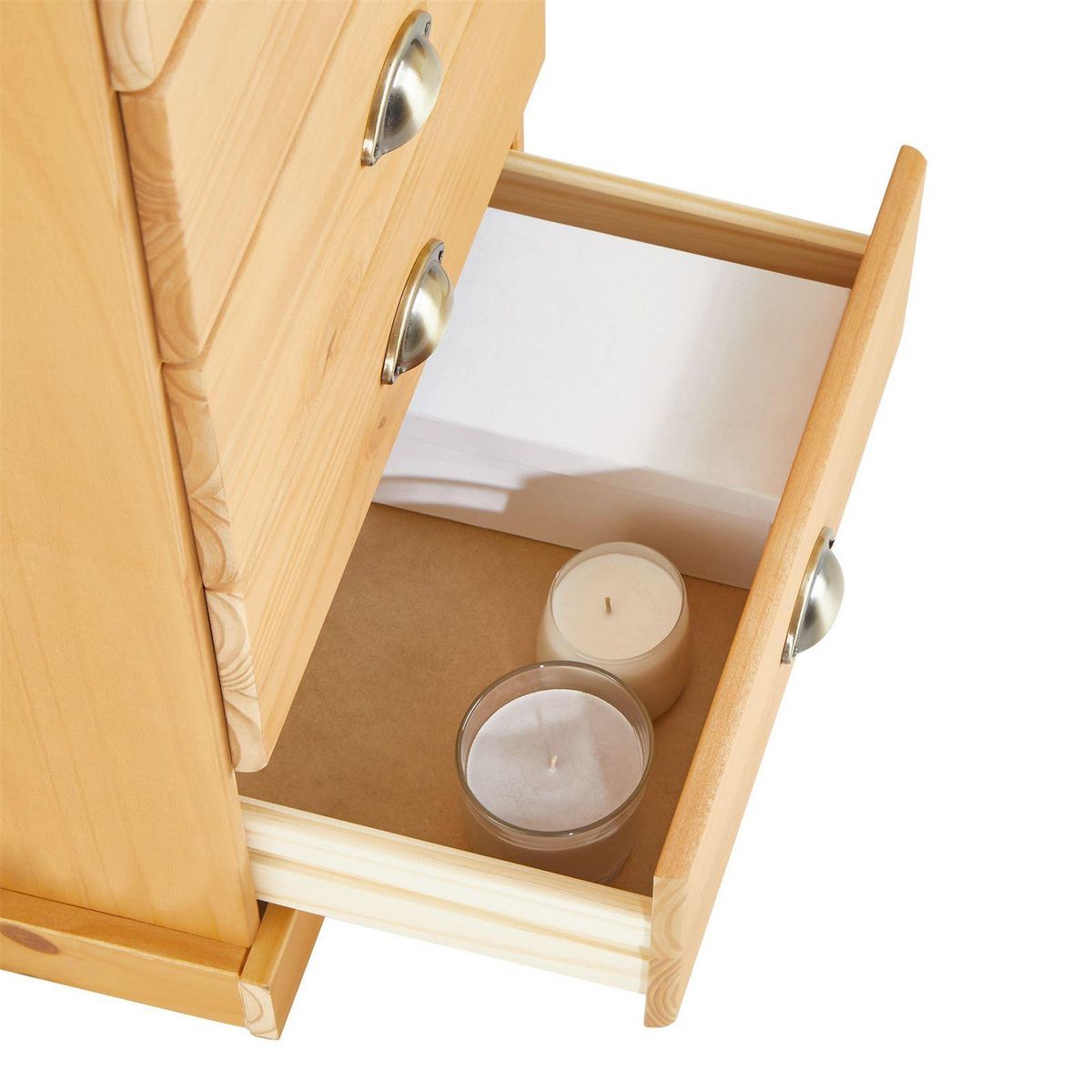 IDIMEX Chiffonnier PARIS en pin massif, 5 tiroirs