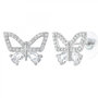 Voir la diapositive 1 : SC CRYSTAL Boucles d'oreilles papillon SC Crystal ornées de Zirconium