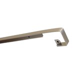 CENTRALE BRICO Profil de jonction Bord à Bord,Plan de travail 38mm, Forme 2 quarts de rond, de rayon 0 - 2 mm, Alu