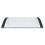 Voir la diapositive 4 : VIDAXL Auvent de porte Noir et transparent 80x75 cm Polycarbonate