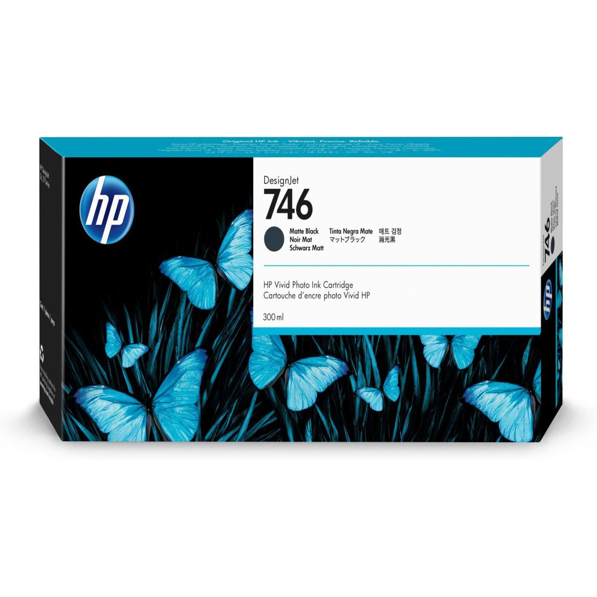 Voir la diapositive 2 : HP HP Ink No 746 HP746 HP 746 Matt Black Schwarz (P2V83A)