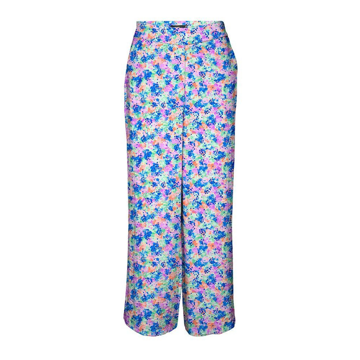 Vero Moda Pantalon fluide Bleu/Jaune/Orange Femme Vero Moda Lucy