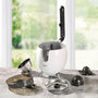 Voir la diapositive 3 : KITCHENCOOK Presse Agrumes Double Cônes Avec Filtre En Acier Presspod Blanc Kitchencook