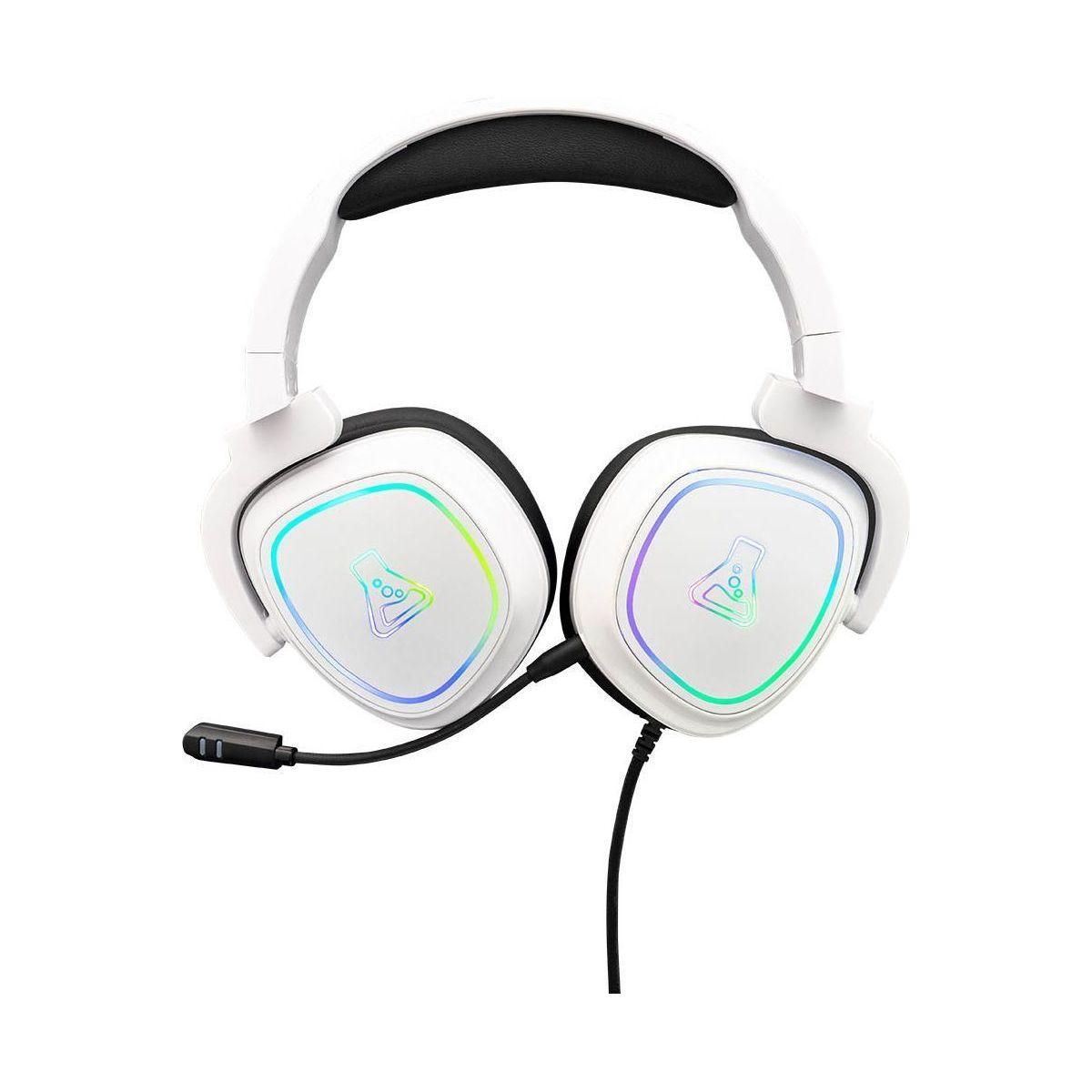 THE G-LAB Casque gamer KORP RADIUM BLANC