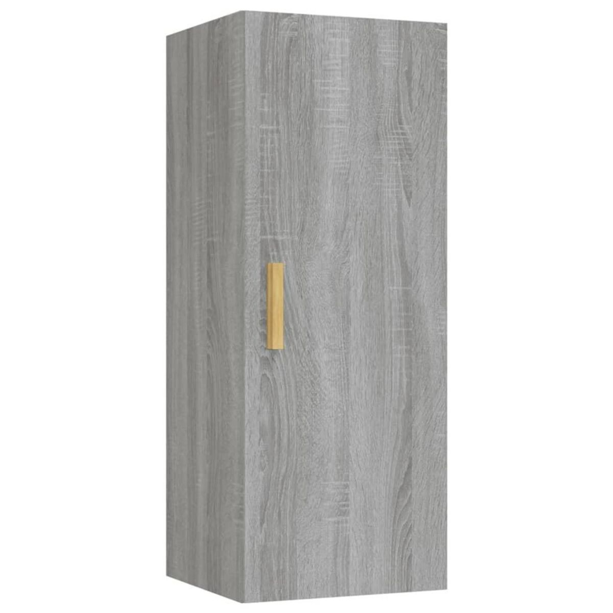 VIDAXL Armoire murale Sonoma gris 34,5x34x90 cm Bois d'ingenierie