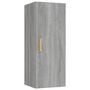 Voir la diapositive 2 : VIDAXL Armoire murale Sonoma gris 34,5x34x90 cm Bois d'ingenierie