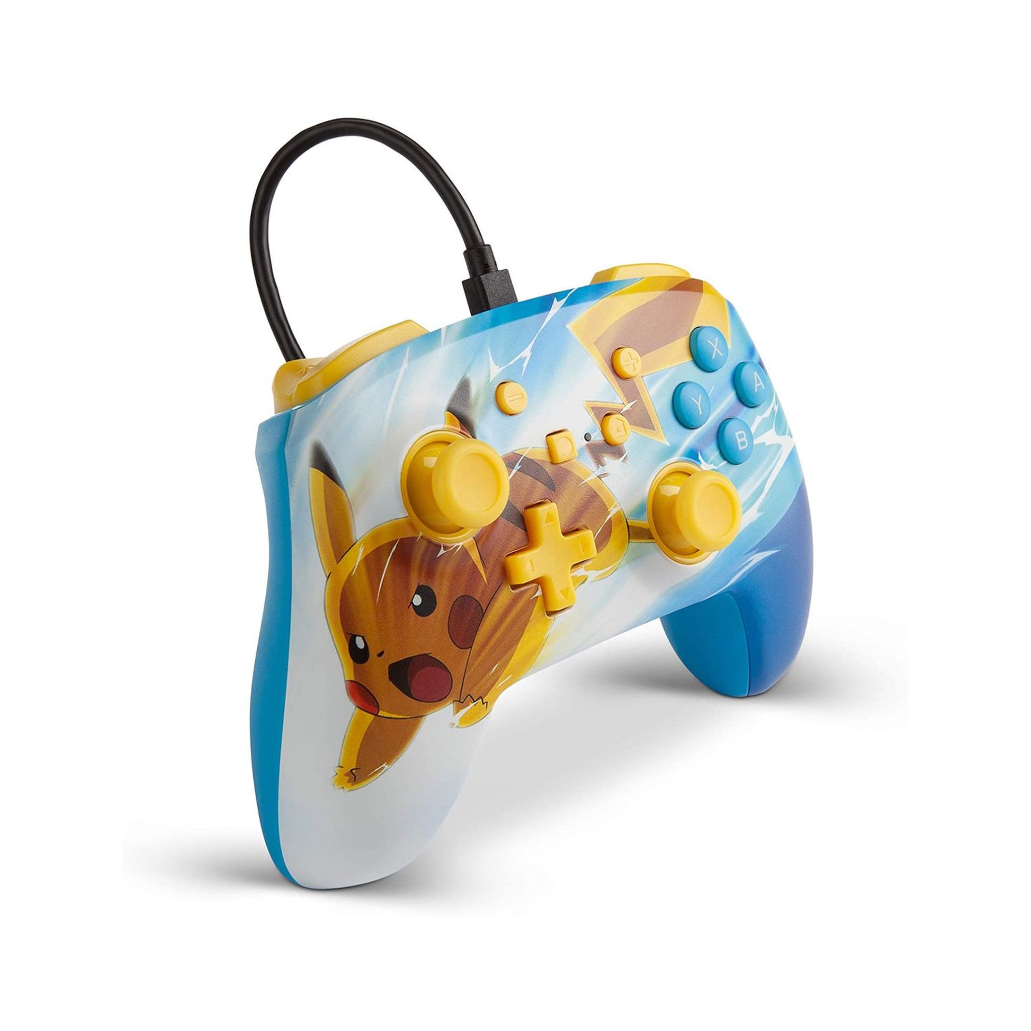 Voir la diapositive 2 : POWER A Manette Filaire Pikachu Pokémon Nintendo Switch