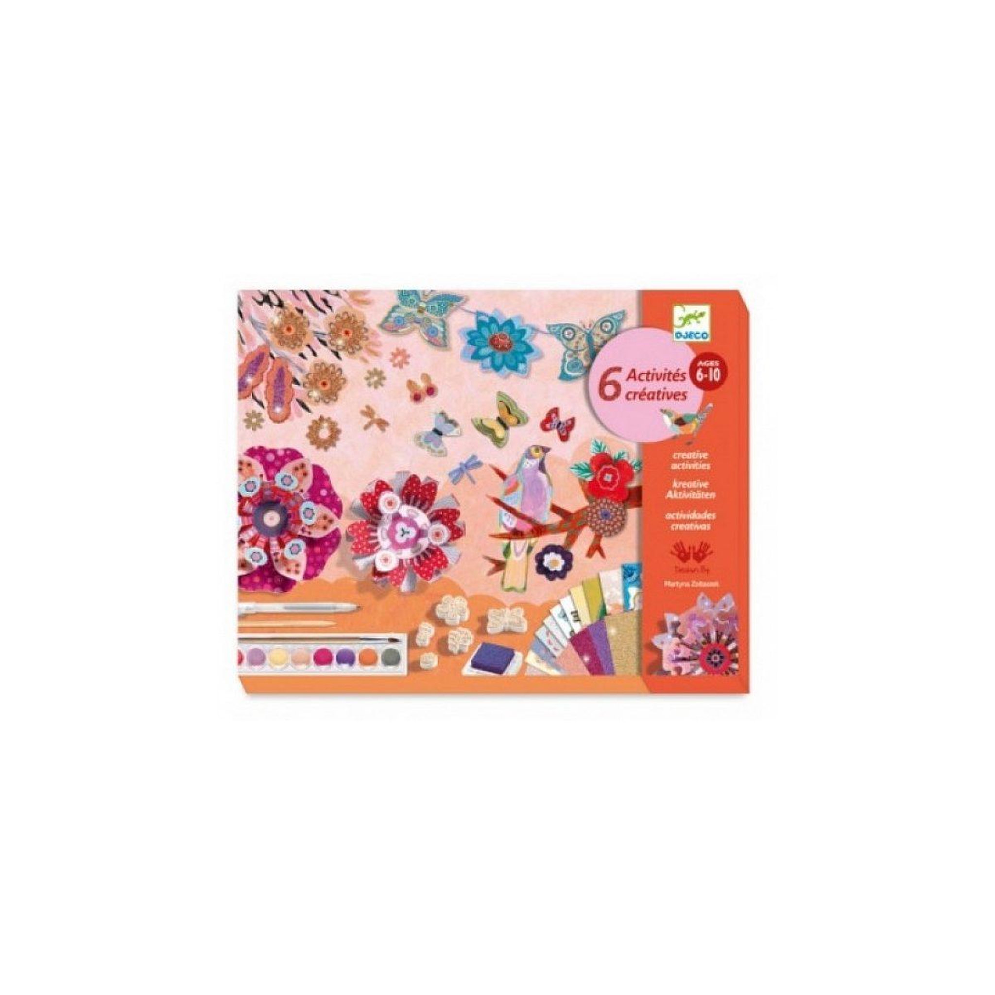 Djeco Coffret multi acitivités flower box