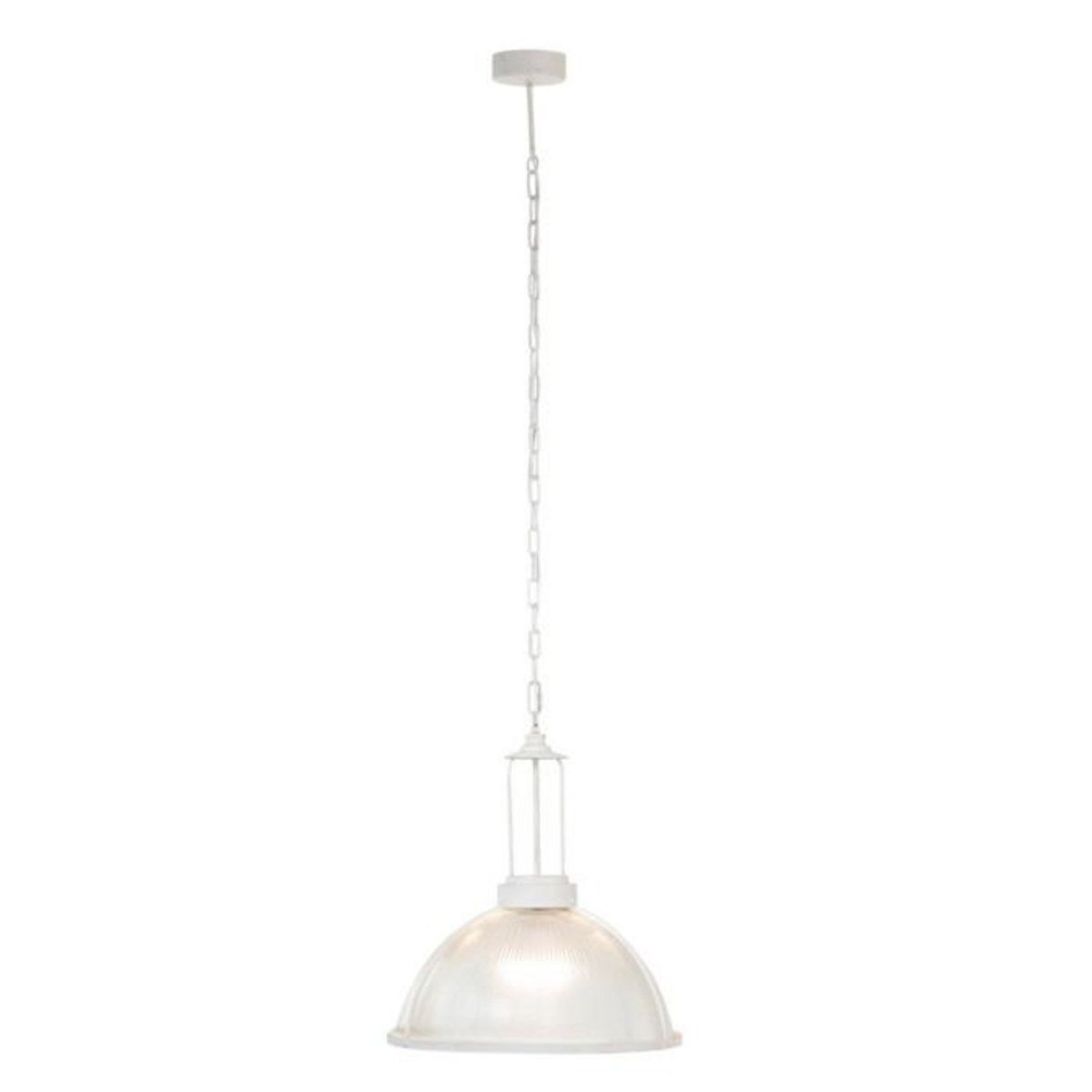 Paris Prix Lampe Suspension Ronde  Tevo  47cm Blanc