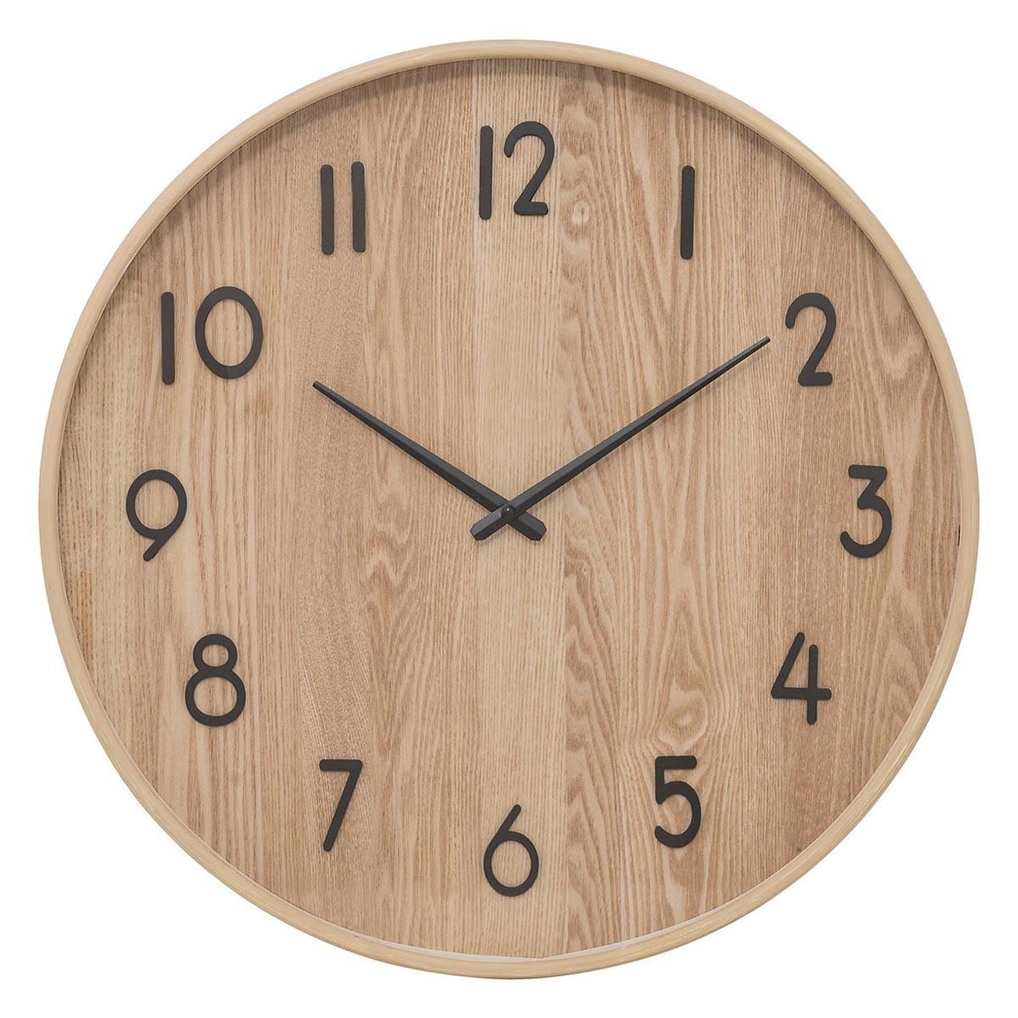ATMOSPHERA Horloge murale design  ivana  55cm naturel