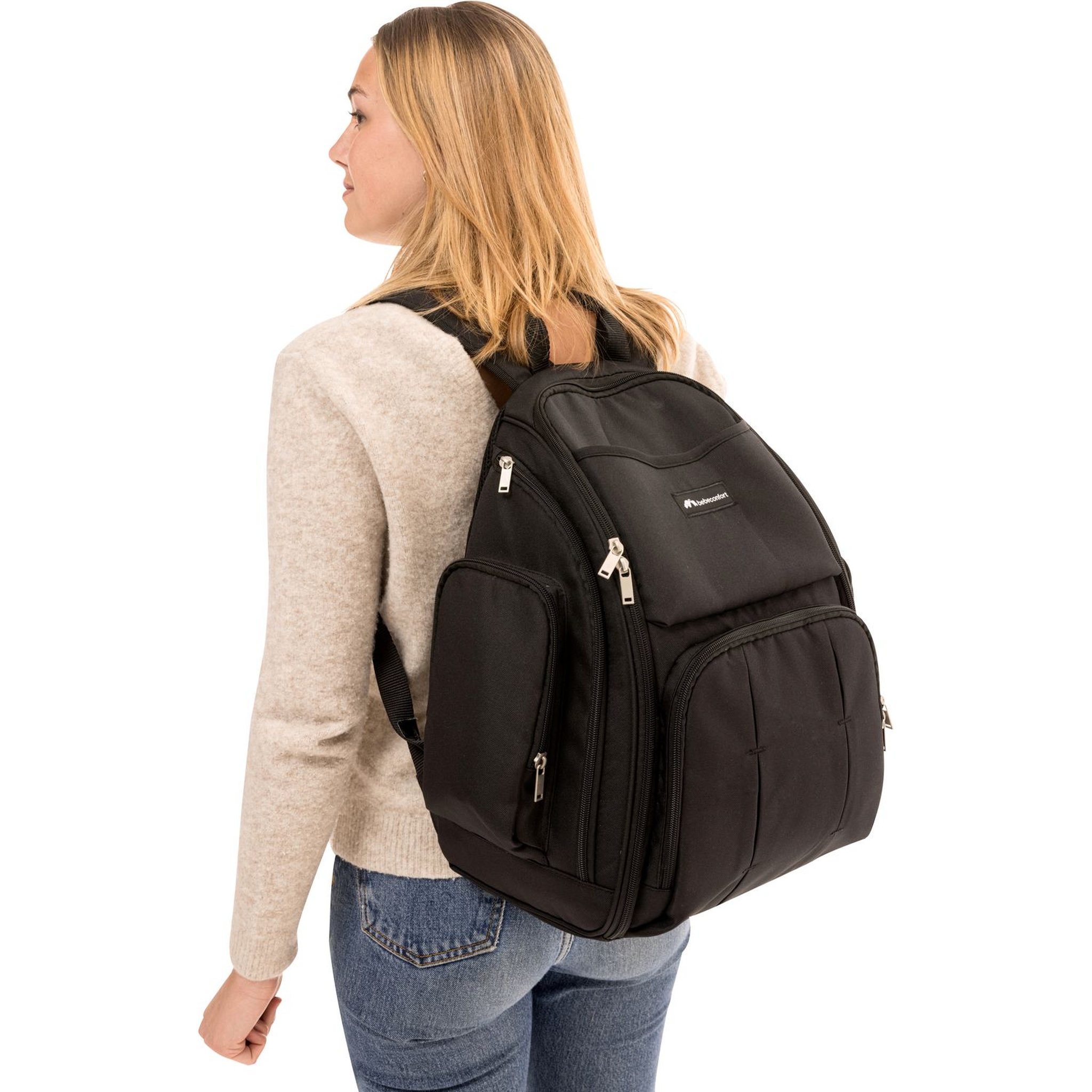 Voir la diapositive 2 : Bebe Confort Sac à dos écologique - 17 poches et compartiments