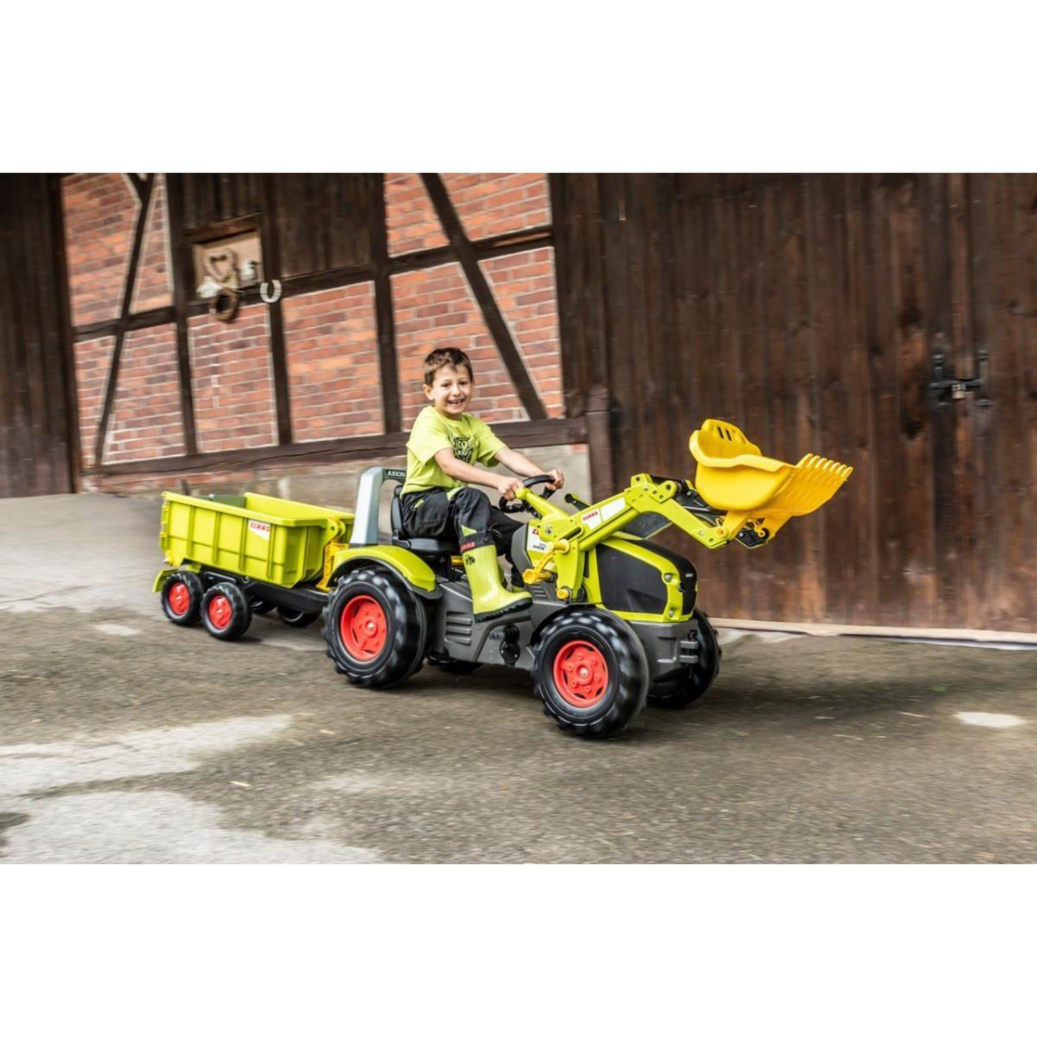 Voir la diapositive 2 : ROLLY TOYS Tracteur a pédales rollyx-trac premium claas