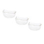 Voir la diapositive 2 : Paris Prix Lot de 3 Coupelles en Verre  Lua  16cm Transparent