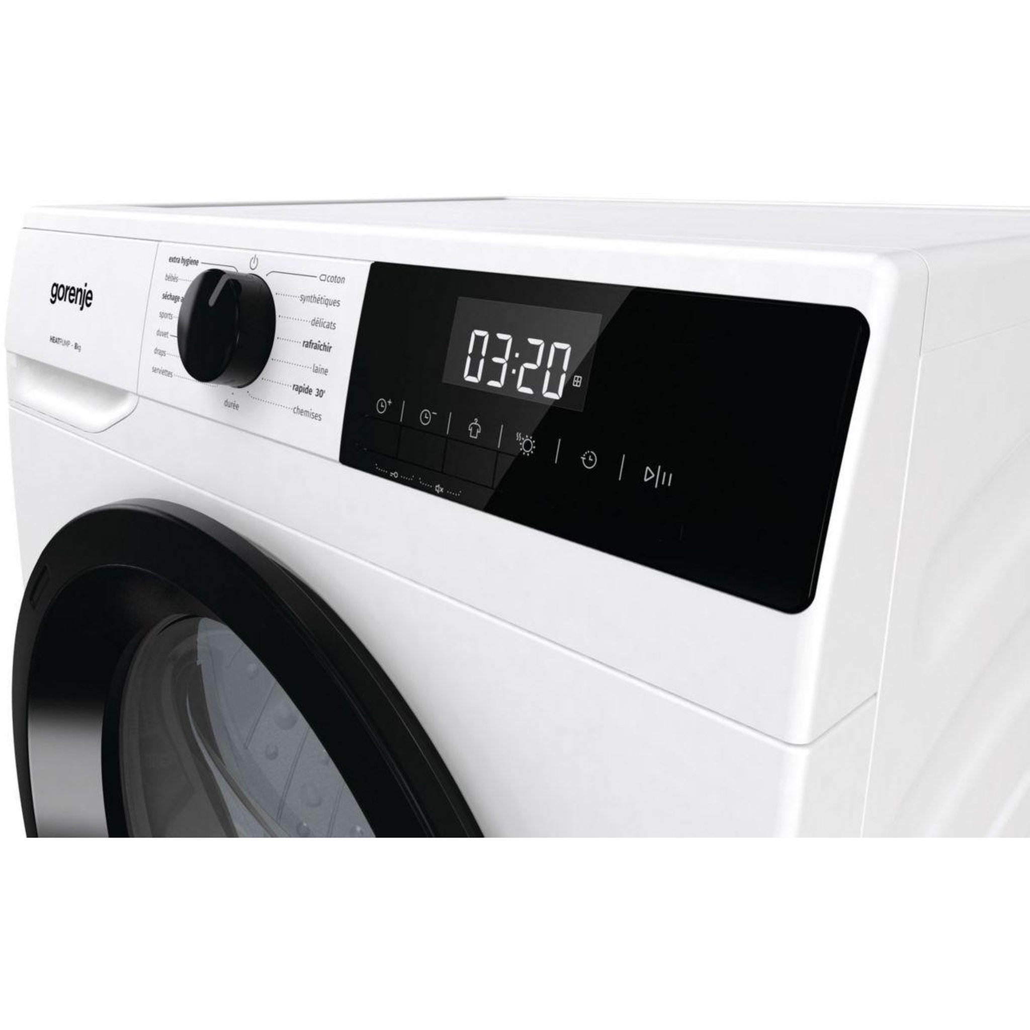 Voir la diapositive 4 : GORENJE Sèche linge pompe à chaleur dhne82