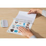 Voir la diapositive 3 : CRICUT Accessoire set Waterproof A4 6 feuilles white