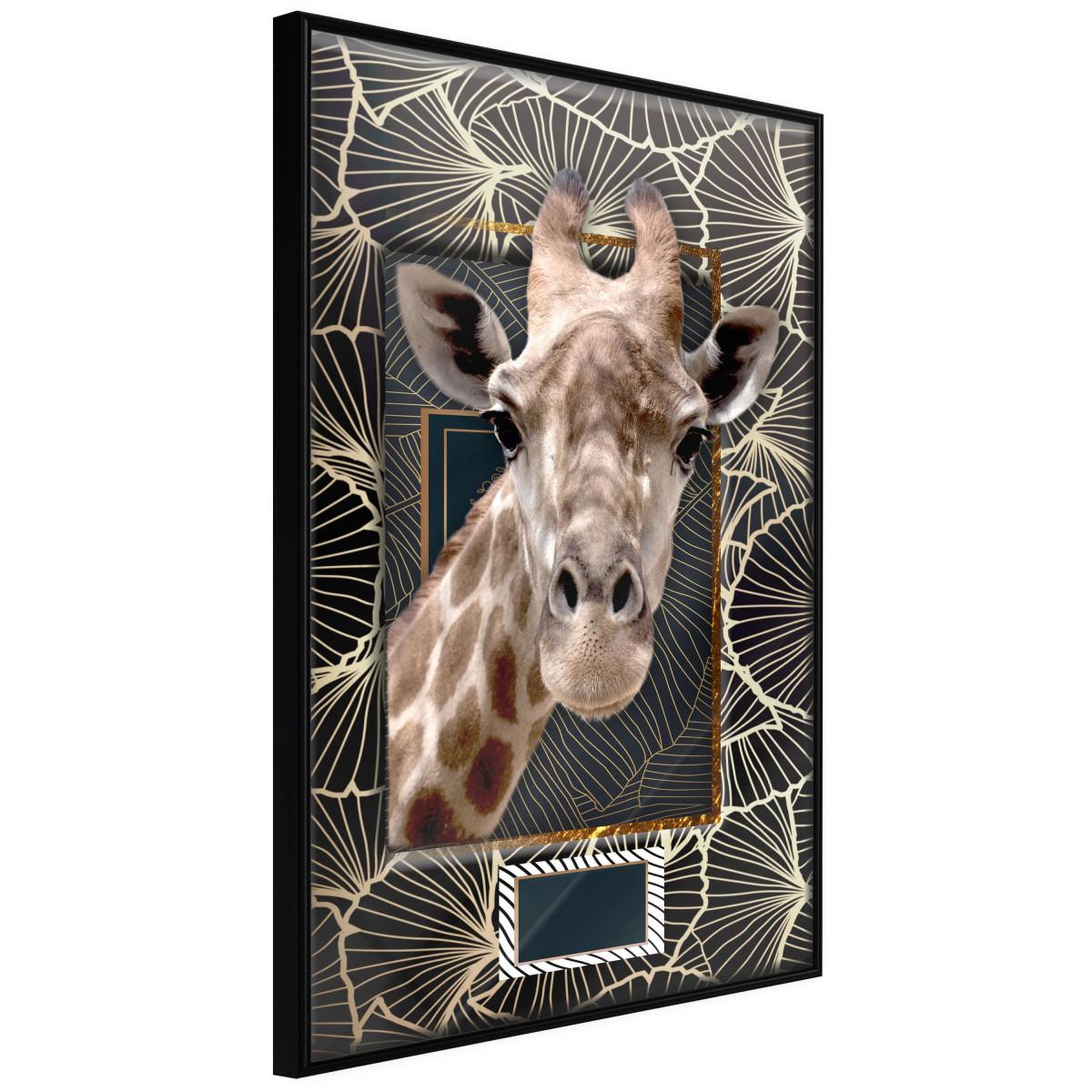 Paris Prix Affiche murale encadrée  giraffe in the frame