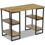 Voir la diapositive 5 : VIDAXL Bureau en bois de manguier 110 x 50 x 76 cm