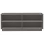 Voir la diapositive 5 : VIDAXL Armoire a chaussures Gris 110x34x45 cm Bois de pin massif