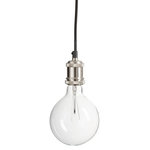 Paris Prix Lampe Suspension Design  Soquet  10cm Nickel