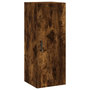 Voir la diapositive 2 : VIDAXL Armoire murale chene fume 34,5x34x90 cm