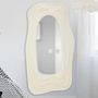 Voir la diapositive 6 : Paris Prix Miroir Mural Design  Daphné  165cm Blanc