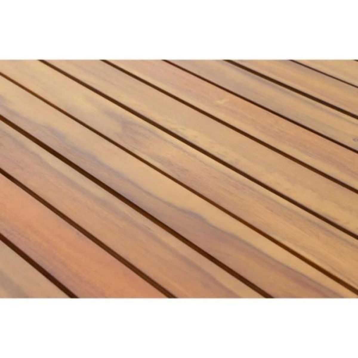 MARKET24 Table de jardin rectangulaire en bois d'Acacia - 6 personnes - l160 x P90 x H75 cm - NAREL