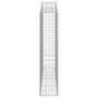Voir la diapositive 5 : VIDAXL Paniers a gabions arques 8 pcs 200x30x140/160 cm Fer galvanise
