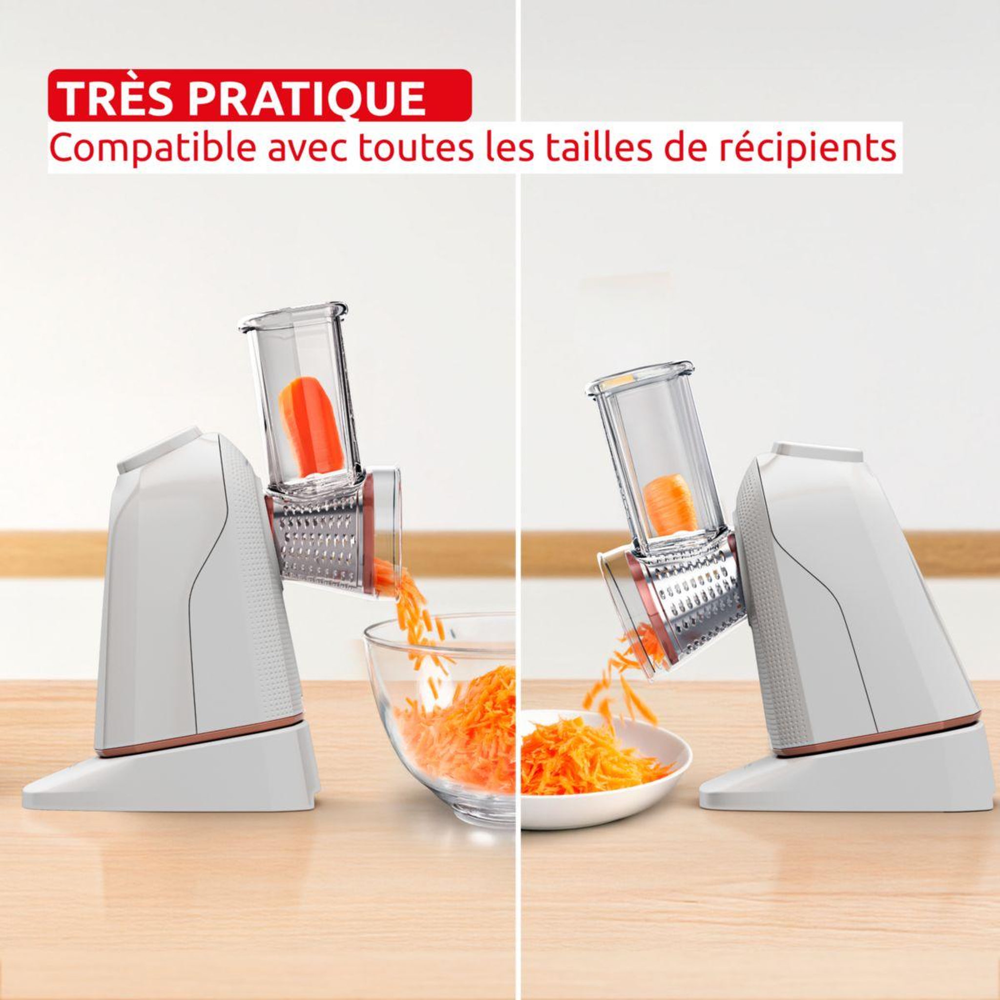 Voir la diapositive 4 : MOULINEX Hachoir Fresh Express Twist DK863BE0