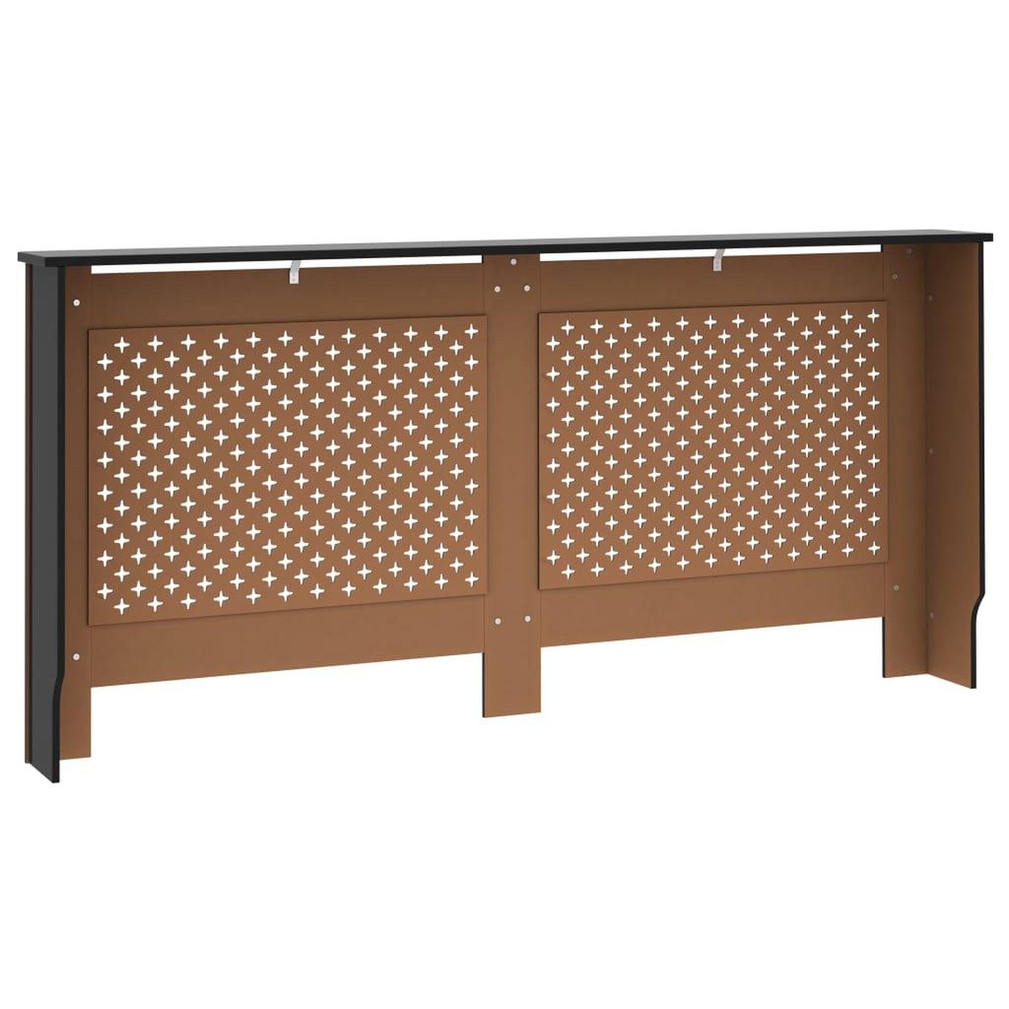 Voir la diapositive 5 : VIDAXL Cache-radiateur noir 172x19x81,5 cm MDF