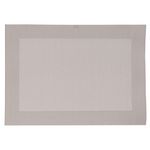 SECRET DE GOURMET Lot 6x Set de table Rect - 50 x 35 cm. Coloris disponibles : Gris, Beige