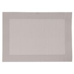 SECRET DE GOURMET Lot 6x Set de table Rect - 50 x 35 cm. Coloris disponibles : Gris, Beige