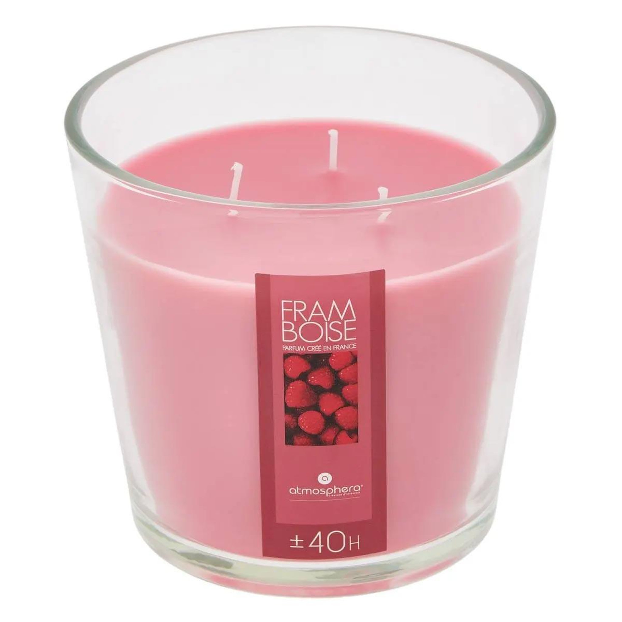 COMPTOIR DE LA BOUGIE Bougie parfumée  nina  500g framboise