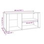 Voir la diapositive 6 : VIDAXL Armoire a chaussures Sonoma gris 100x35x45 cm Bois d'ingenierie