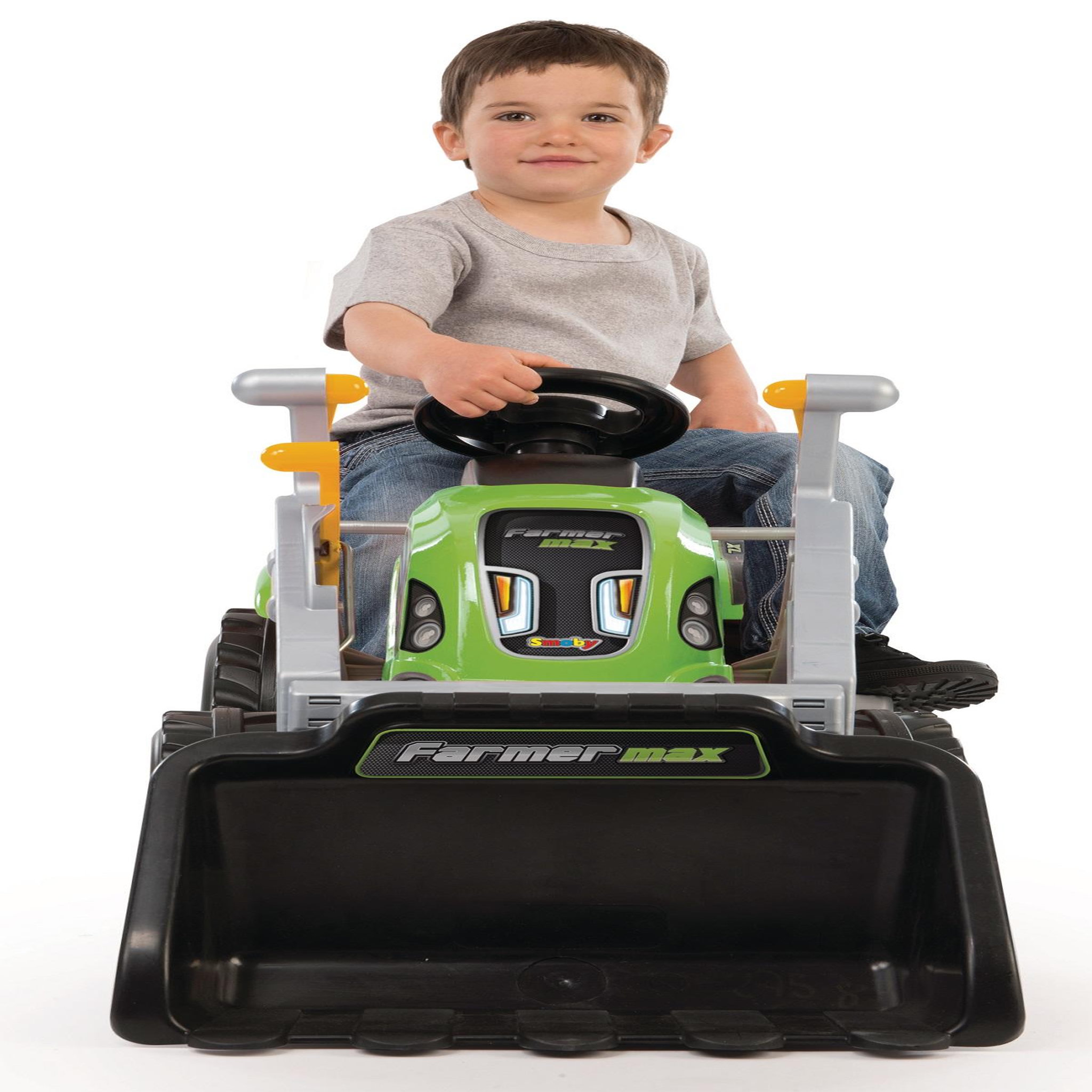Voir la diapositive 4 : SMOBY Tracteur Farmer Max et sa remorque 