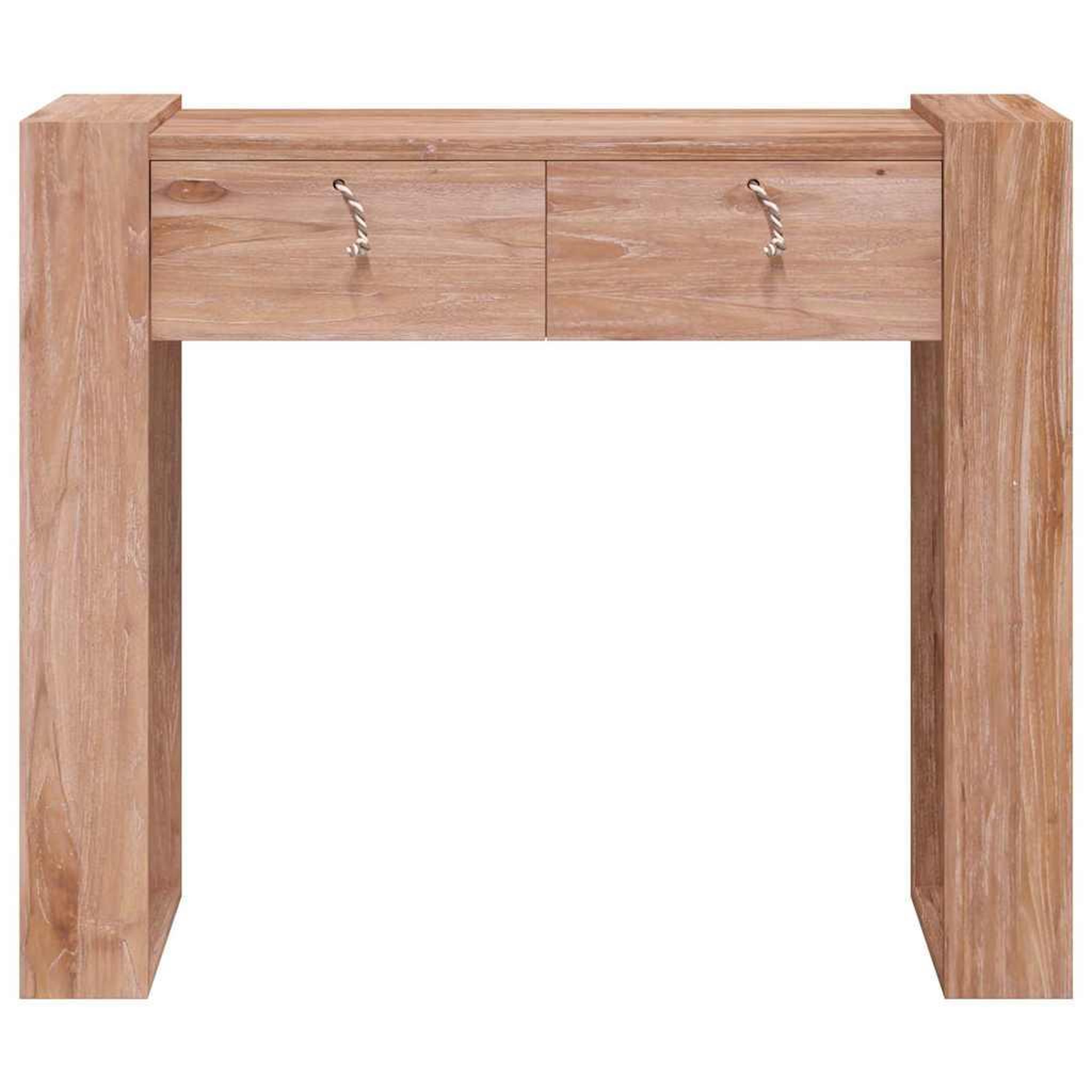 Voir la diapositive 4 : VIDAXL Table console 90x35x75 cm Bois de teck solide