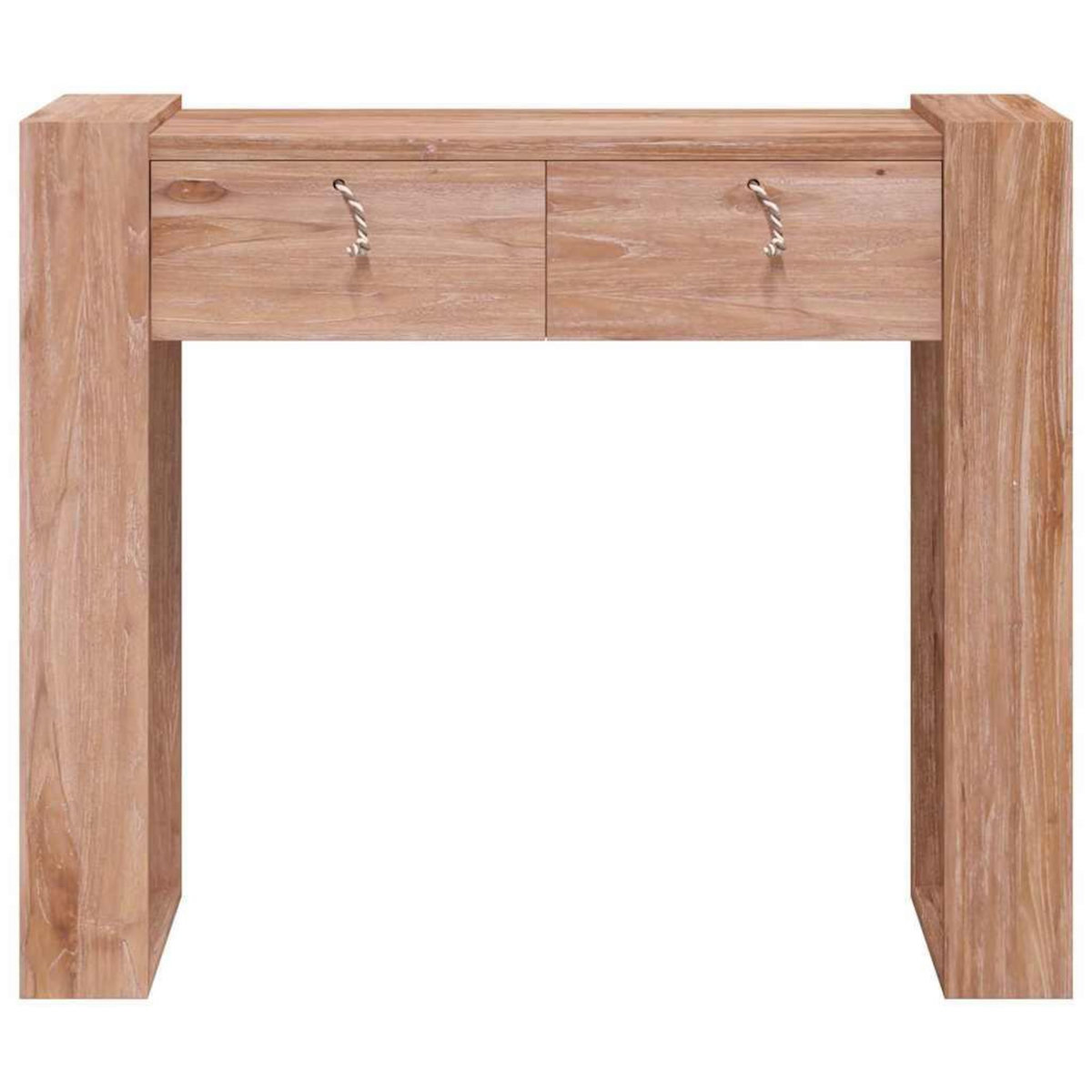 VIDAXL Table console 90x35x75 cm Bois de teck solide