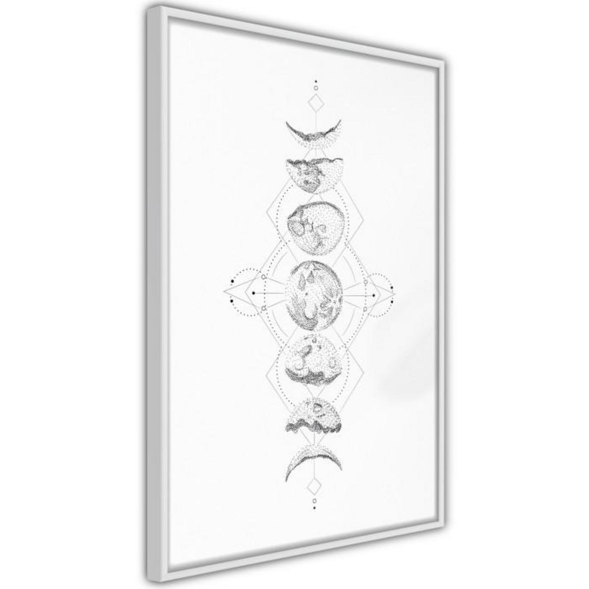 Paris Prix Affiche Murale Encadrée  Silver Globe