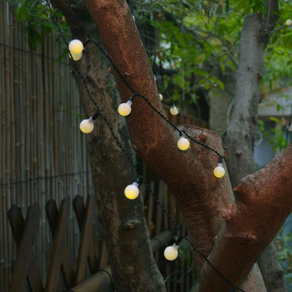 Lumisky Guirlande boules BILLY Beige Plastique 6.90M