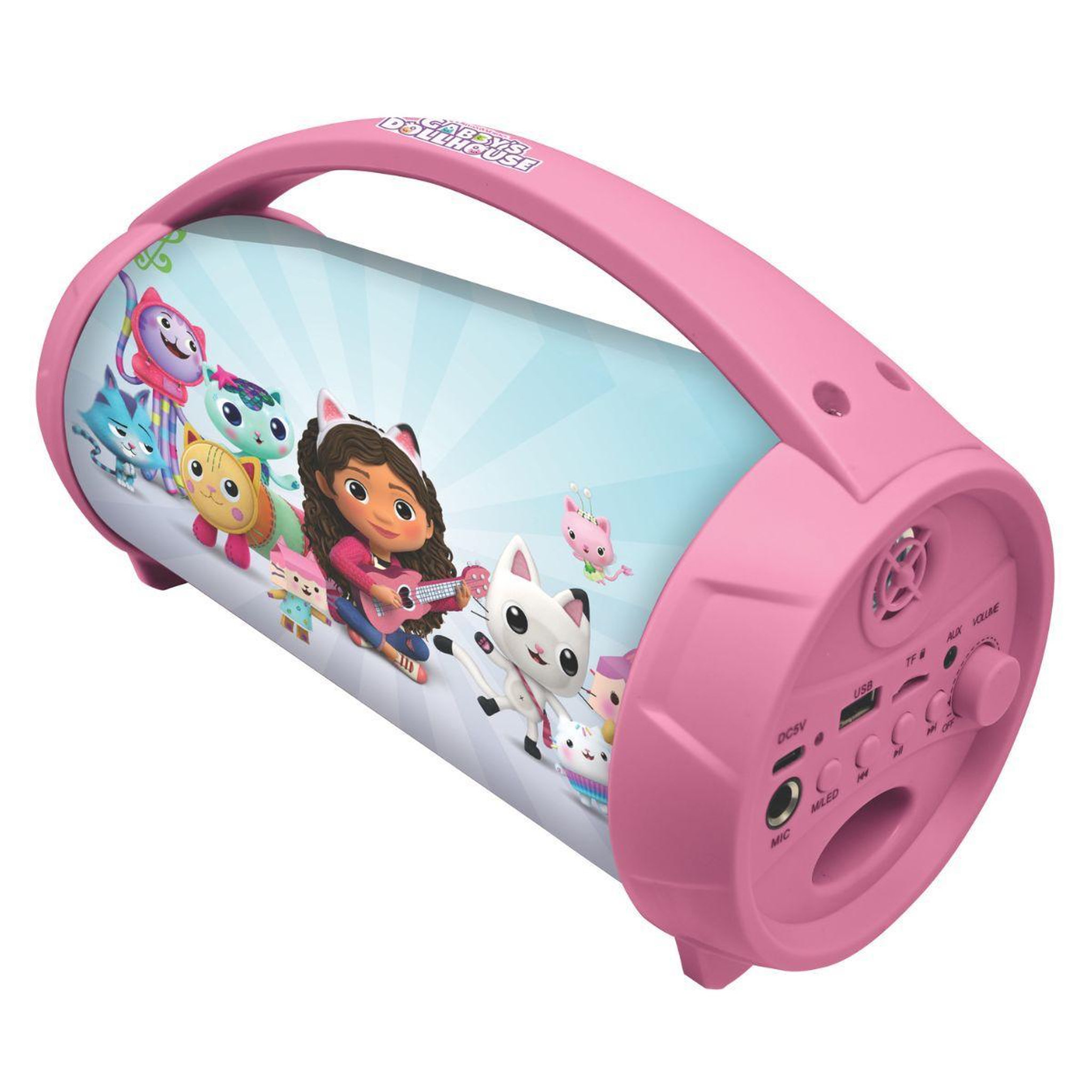 Lexibook Enceinte Bluetooth Lumineuse avec Micro Gabby et la Maison Magique