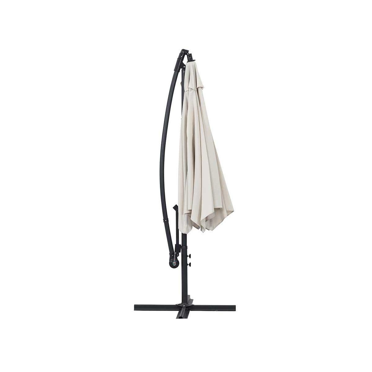 Habitat et Jardin Parasol déporté  Ilios  - Ecru