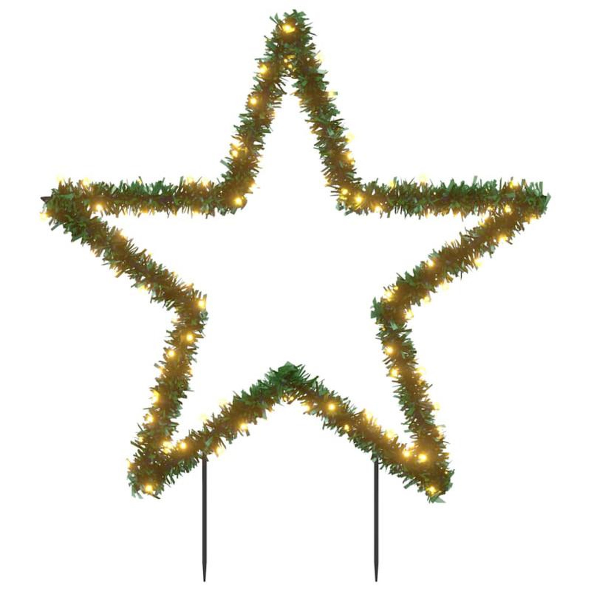 Voir la diapositive 2 : VIDAXL Décoration lumineuse étoile de Noël avec piquets 115 LED 85 cm