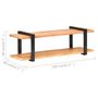 Voir la diapositive 6 : VIDAXL Meuble TV 130x40x40 cm Bois d'acacia solide