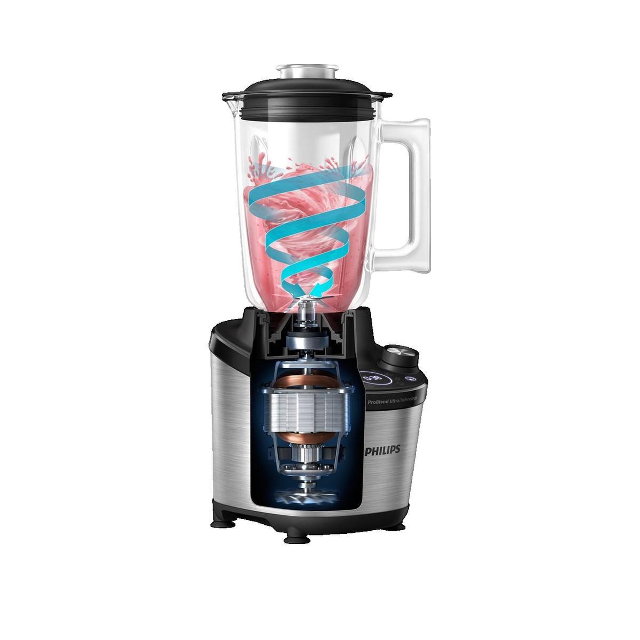 Voir la diapositive 3 : Philips Blender Philips HR3760/10 Noir avec technologie ProBlend Ultra