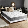 Voir la diapositive 2 : IDLITERIE Ensemble Matelas Ressort 7 zones H.28cm + Sommier Fabriqué en France MAX