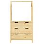 Voir la diapositive 4 : IDIMEX Commode AMIRA type Montessori, avec 3 tiroirs, en pin massif