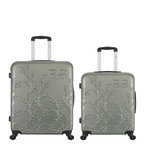 LES P'TITES BOMBES LPB LPB LUGGAGE - LOT DE 2 - Valises grand format et weekend NAIS. Coloris disponibles : Rose, Gris, Beige